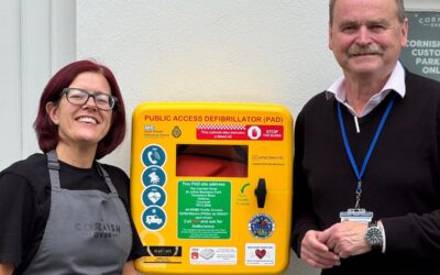Helping Keep Helston Safe: New Public Access Defibrillator Installed at St John’s Business Park
